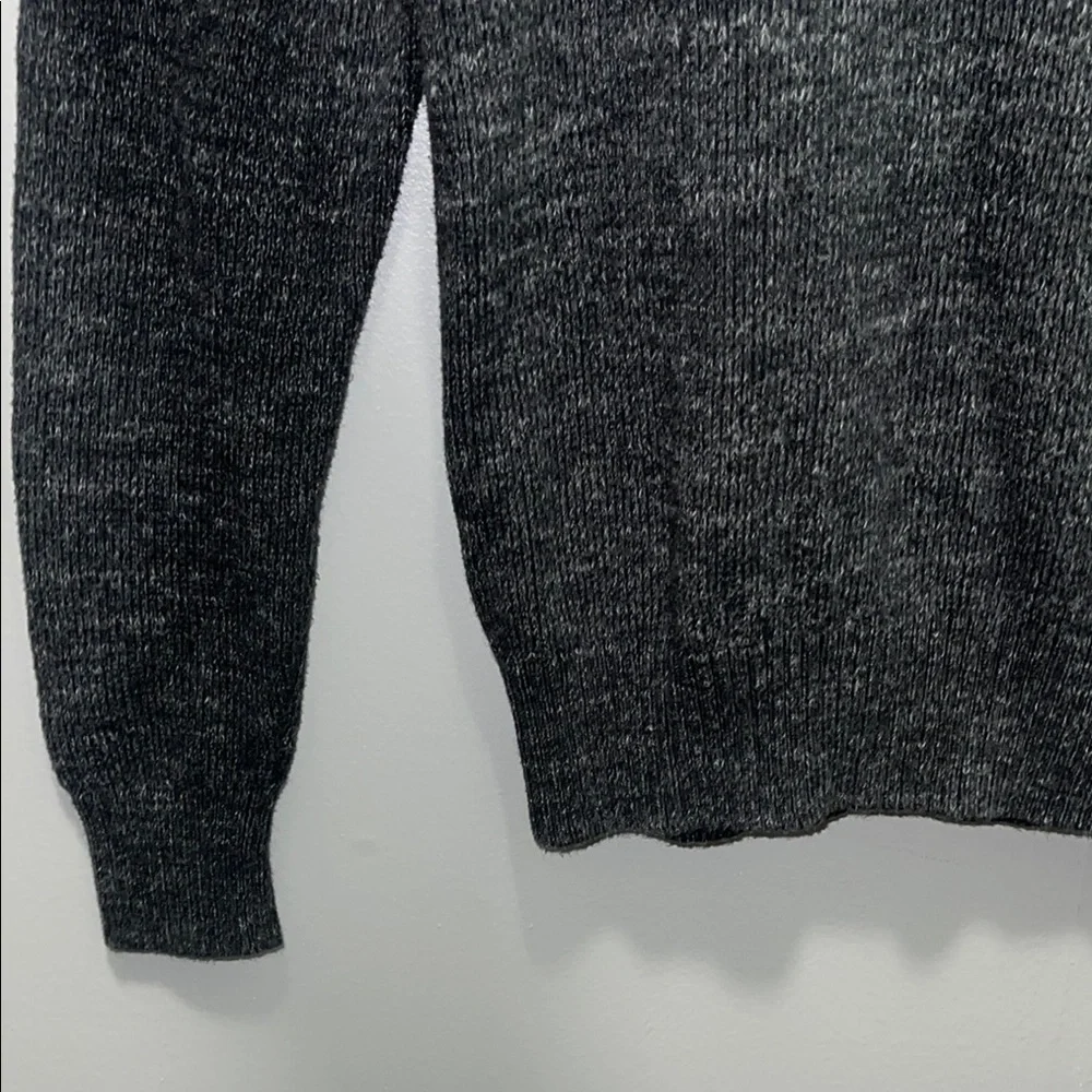 Urban Pipeline -Gray Turtleneck Sweater with Textured Finish